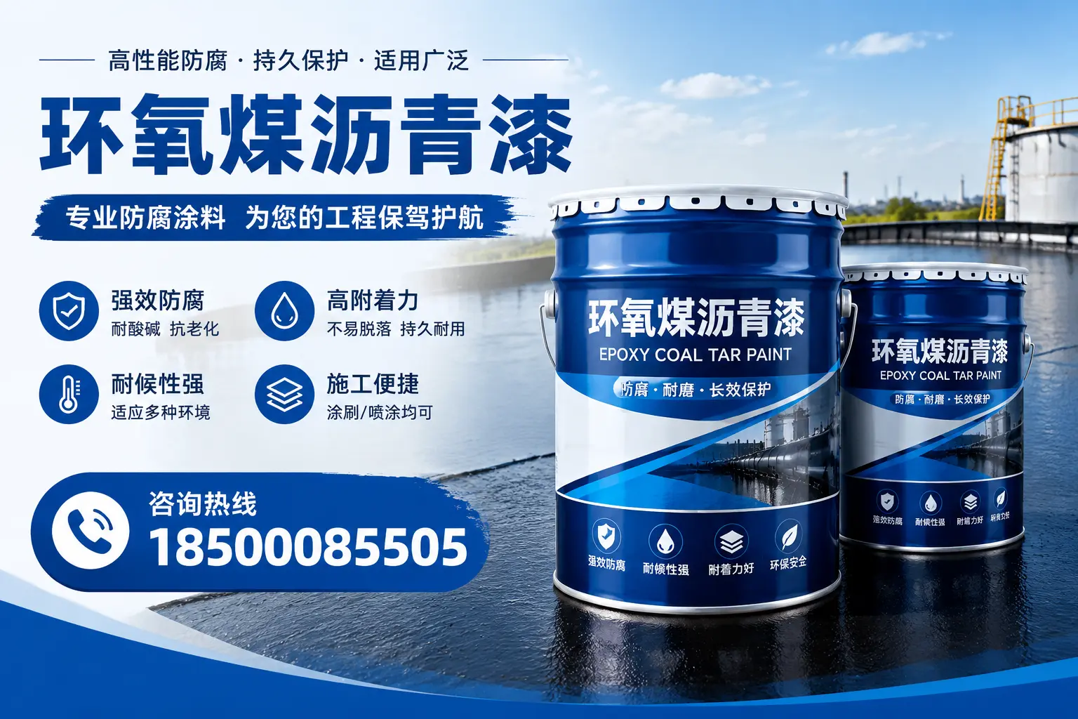 环氧煤沥青漆与其他漆类的比较，淮南用户的选择依据